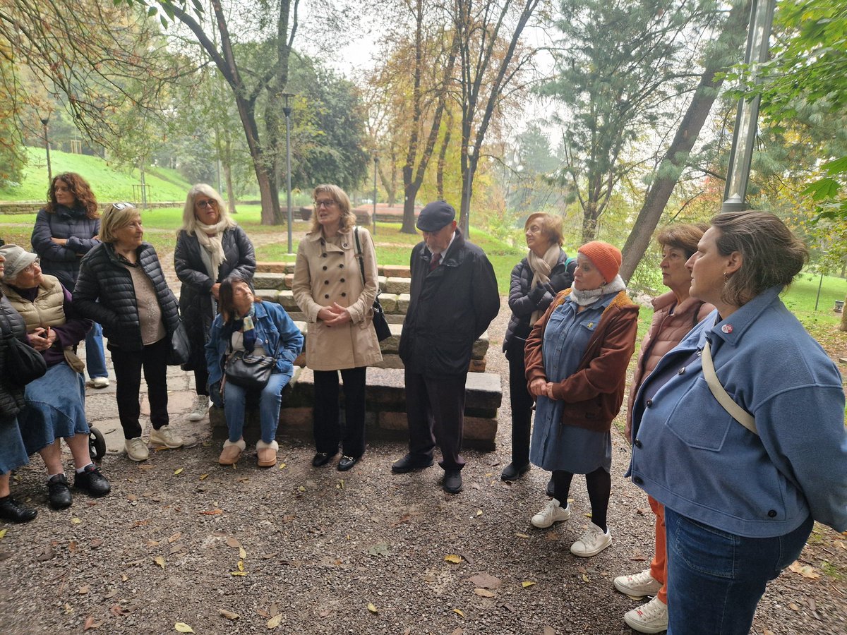 Visita al Giardino dei Giusti di Milano <a href="/gariwo_ngo/">Gariwo</a> da parte del sindaco <a href="/olivia_fortin/">Olivia Fortin</a>  e di Evelylne Sitruk del centro Fleg di Marsiglia: presto verrà creato un Giardino dei Giusti anche a Marsiglia!