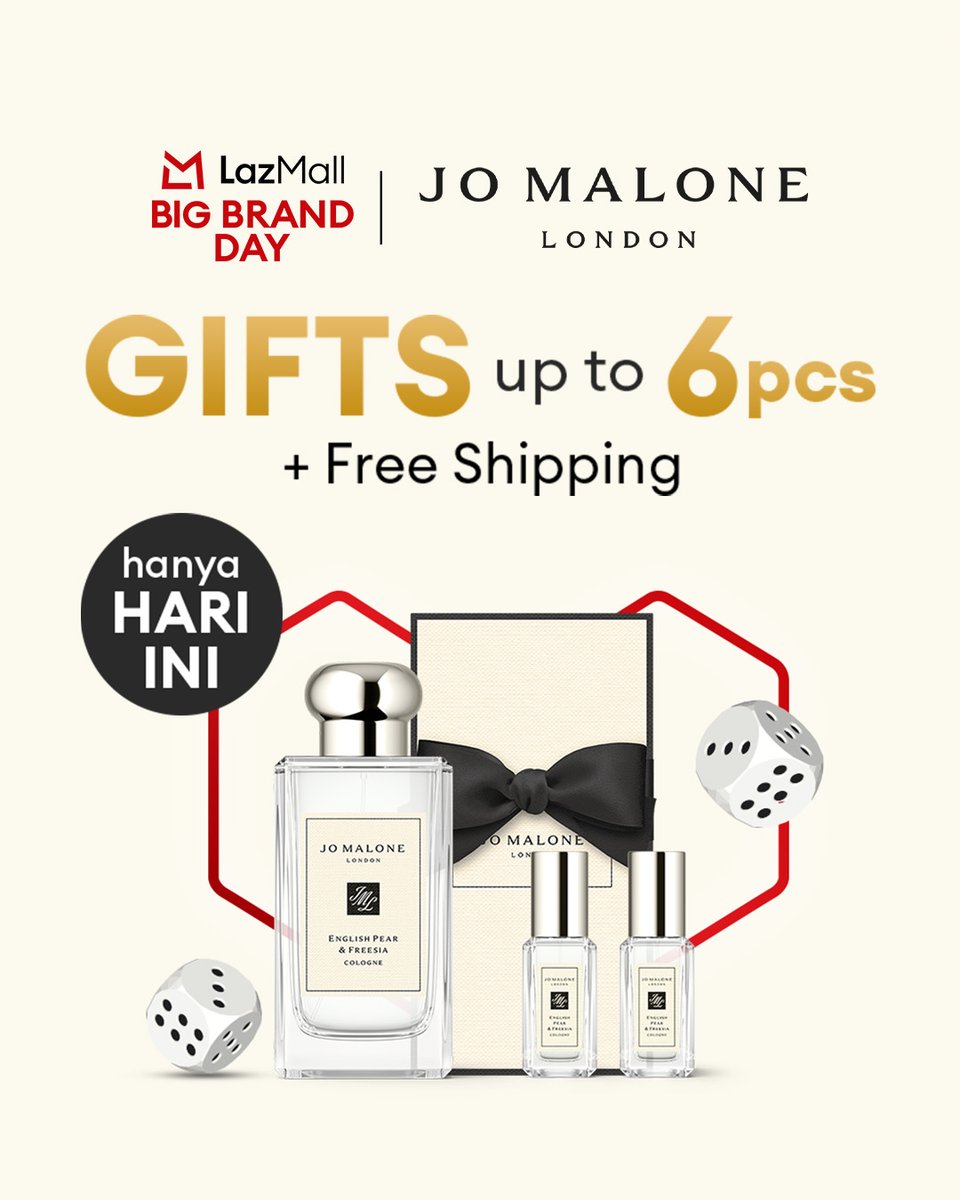 LazadaID's tweet image. Love language aku sekarang adalah receiving gifts 💝 Untungnya Jo Malone paham sama love language aku >> lzd.co/4nhGQTZ 😘