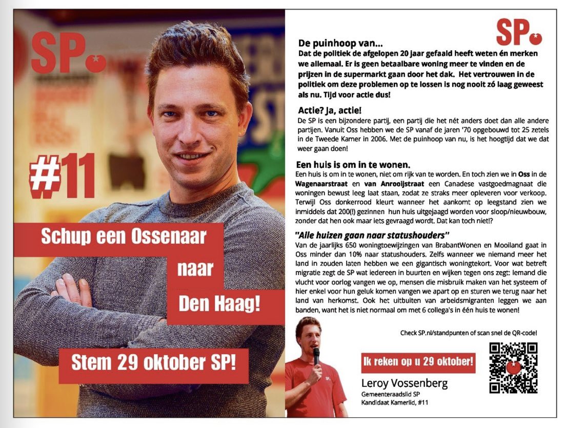 SP_OSS's tweet image. #verkiezingen2025 #STEM  #oss #leroyvossenberg
