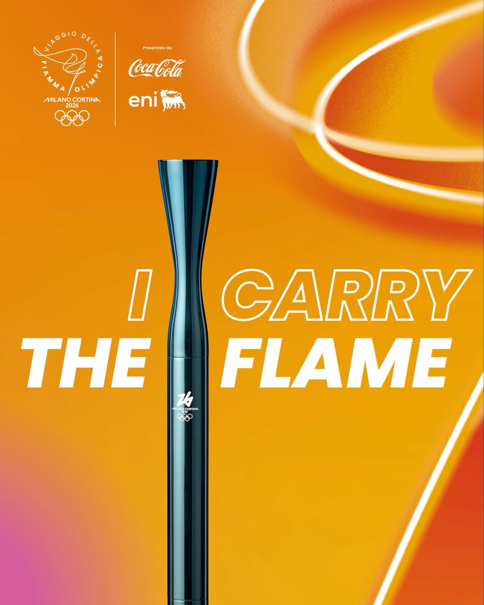 Truly humbled to be chosen as a torchbearer for the Milano Cortina 2026 Olympic Torch Relay 🔥

The Olympic flame has always held a special place in my heart — a symbol of dreams, perseverance, and the unity that sport brings to our world. To carry it once again is both an honour