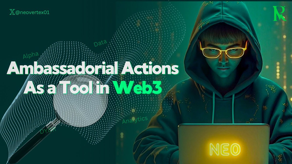 In Web3, waiting for roles before showing value is like waiting to get rich before learning how to make money.
You move first, prove first, then other things align.

So let's talk:
"𝐀𝐦𝐛𝐚𝐬𝐬𝐚𝐝𝐨𝐫𝐢𝐚𝐥 𝐀𝐜𝐭𝐢𝐨𝐧𝐬 𝐚𝐬 𝐚 𝐓𝐨𝐨𝐥 𝐢𝐧 𝐖𝐞𝐛𝟑"🧵🪡