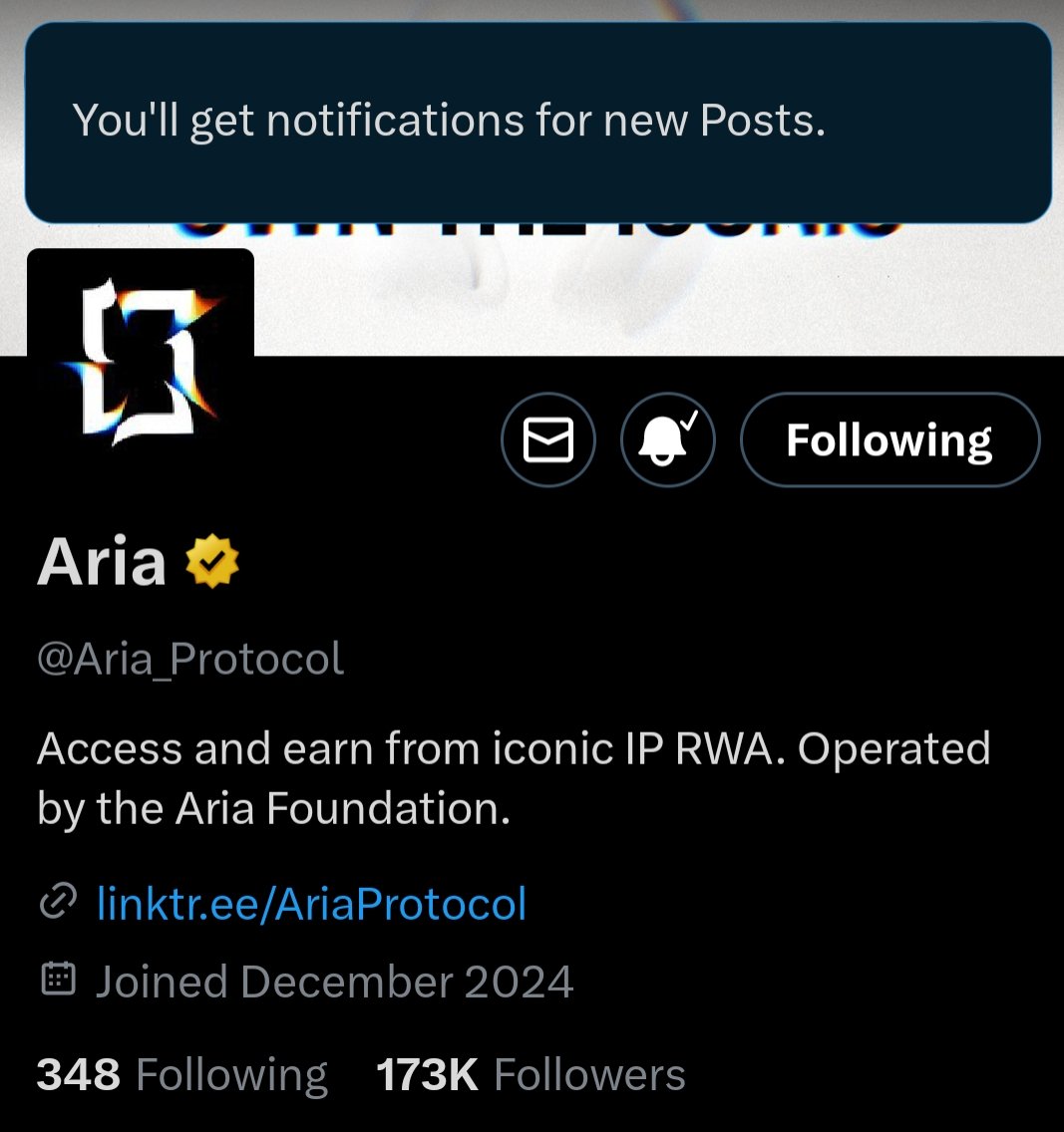 If you haven't done it yet ! Do it now
Things will be moving fast from now onwards till TGE <a href="/Aria_Protocol/">Aria</a> 

gmAria ❤️