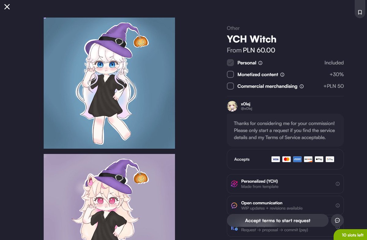 HEY YOU! 🫵🏻

Grab your YCH Witch! Don’t keep her waiting…
Limited slots available ~ don’t miss out!