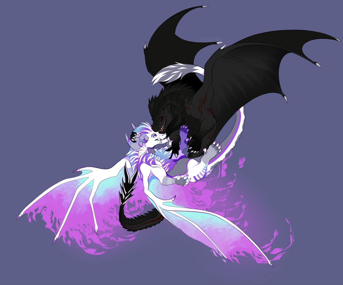 Fullbody piece for <a href="/acieldrgn/">Aciel</a> 

I LOVED working on this!! So fun!! 
There are two alt wing positions but I decided on this one for sharing 

(Ps, I love drawing dragons…you guys should make me draw more dragons 👀)