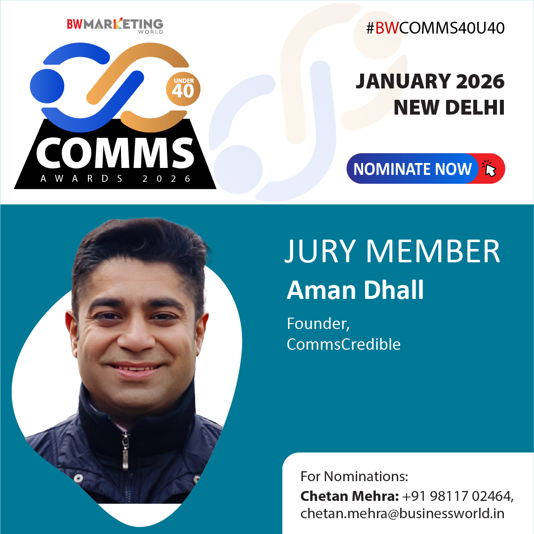 Click To Submit Your Nomination!
bwevents.co.in/nomination-com…

Introducing Aman Dhall Founder, <a href="/CommsCredible/">CommsCredible</a>  , as a distinguished Jury Member for the BW Marketing World #COMMS40U40 Awards 2026 celebrating the next generation of communication leaders driving innovation, purpose, and