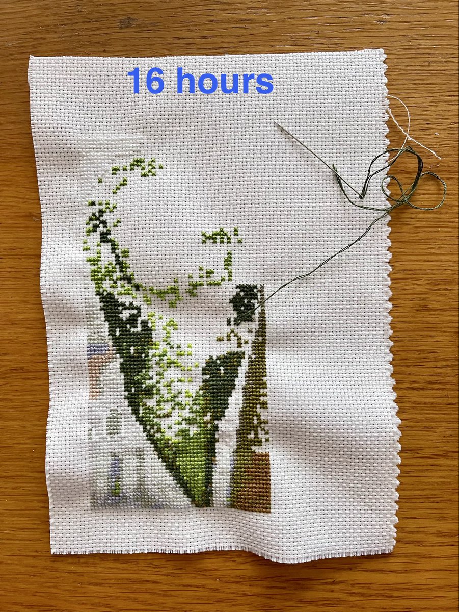 #wipwednesday 

Update: after 16 hours of cross stitch...going quite slow.

#Brussels