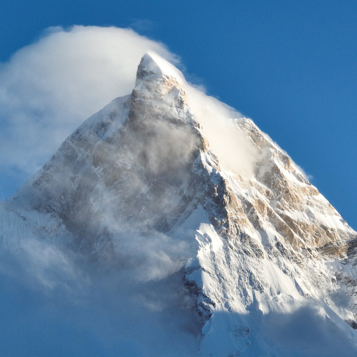 First ascents are as perennial as the grass. Yes, we climbed a new 6000m+ peak last week that we‘re fairly certain no one has put boot prints on previously. It’s not the first one, certainly not the last one.
•
 I think as mountaineers we like to think that the pursuit itself