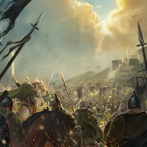 mellon_heads's tweet image. Rohirrim Rescue at The Pelennor Fields

Art by Turned Ninja
