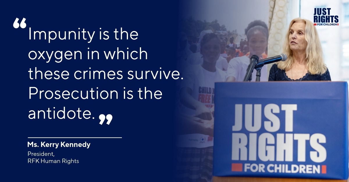 On September 25 at #UNGA80, global leaders came together for our high-level side event,
“Creating a Child Marriage Free World: Building the Case for #Prevention, #Protection, and #Prosecution.”

Ms. Kerry Kennedy <a href="/KerryKennedyRFK/">Kerry Kennedy</a> , President of <a href="/RFKhumanrightUK/">RFK Human Rights UK</a> , powerfully