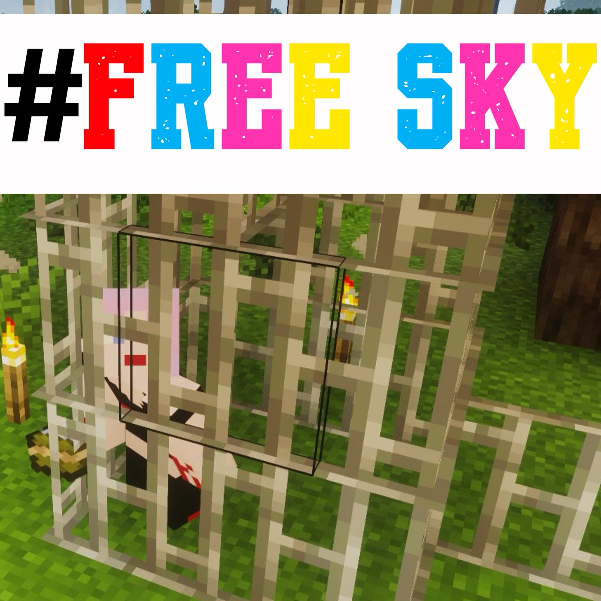 skymeriVT's tweet photo. New movement started #FreeSky 😭 https://t.co/D2e52hBdjQ