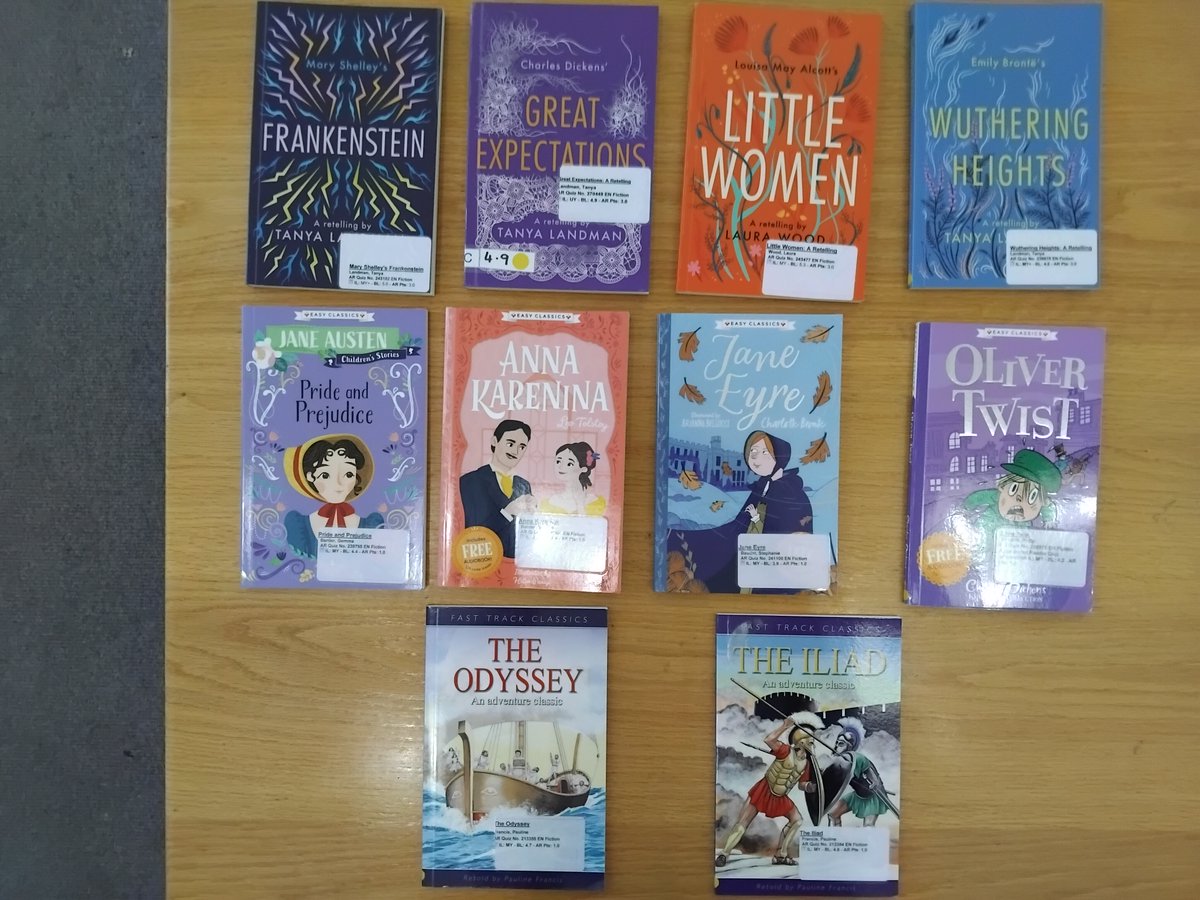 Look at what's new!👀
#Shakespeare for readers of various abilities &amp; adaptations of some beloved classics. &amp; All with <a href="/AccReader/">Accelerated Reader UK & Ireland</a> quizzes.😀

#readingforpleasure #schoollibraries #greatschoollibraries <a href="/jcsplibraries/">JCSP Library Project</a> <a href="/SLG_LAI/">School Libraries Group, LAI</a> <a href="/WWETBofficial/">WWETB</a> <a href="/Oide_JCSP/">Oide Junior Certificate School Programme</a> <a href="/Oide_PPLiteracy/">Oide Literacy Post-primary</a> <a href="/TheBookNest/">The Book Nest</a>