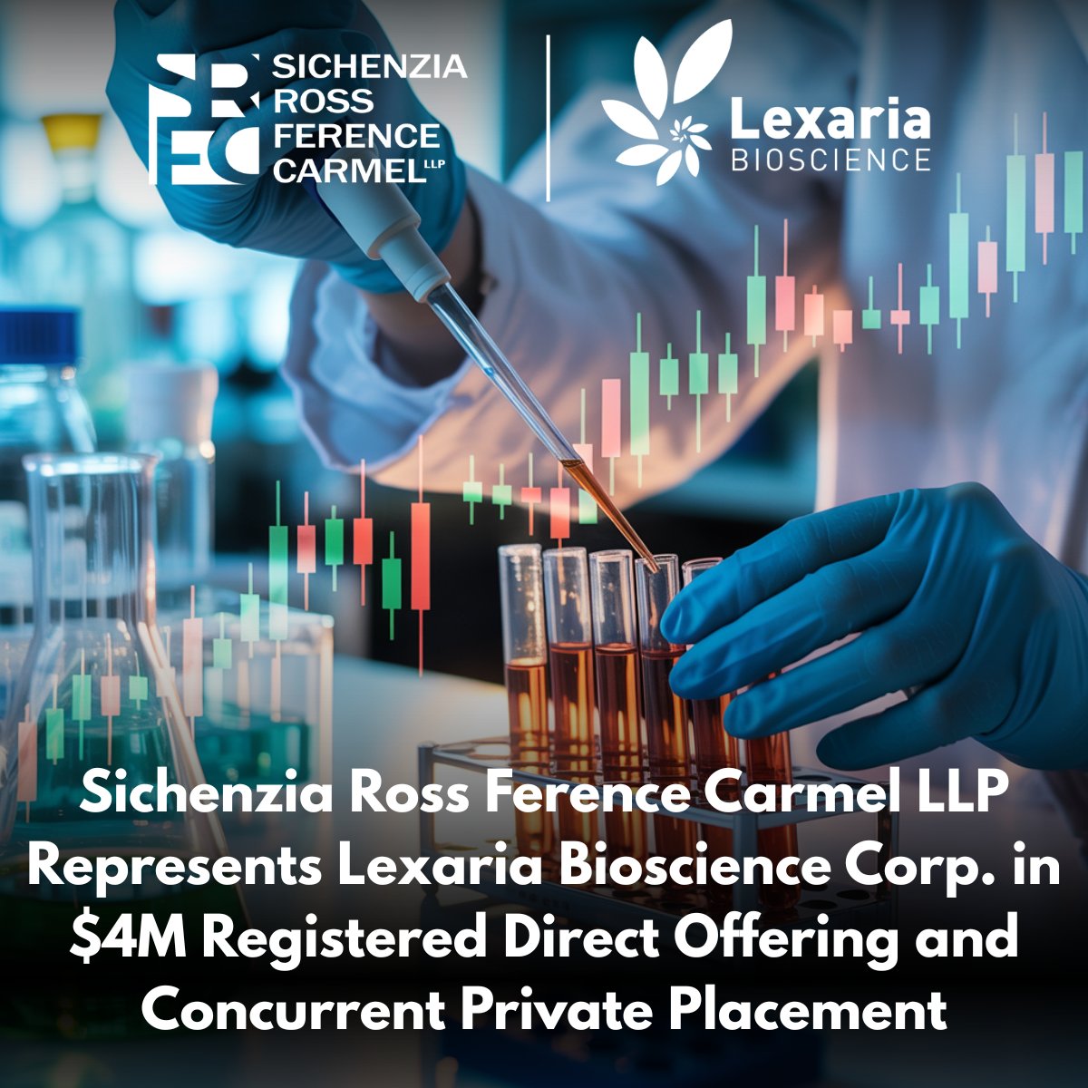 SRFC repped <a href="/LexariaBioCorp/">Lexaria Bioscience</a> $LEXX $LEXXW, a global innovator in drug delivery platforms, in its recently closed $4M registered direct offering and concurrent private placement of warrants.

<a href="/HCWCO/">H.C. Wainwright & Co.</a> acted as the exclusive placement agent for the offering

🔗 srfc.law/sichenzia-ross…
