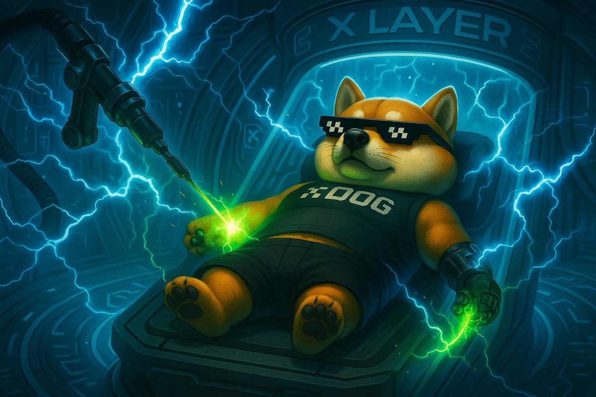 The green serum flows through his veins...
$XDOG begins loading <a href="/XLayerOfficial/">X Layer</a> energy.
The awakening is near. 💚⚡️

注射绿色血清中… 
$XDOG 正在加载 <a href="/XLayerOfficial/">X Layer</a> 能量。
蓄能中，觉醒将至。💚⚡️

#XDOG #XLayer #OKX