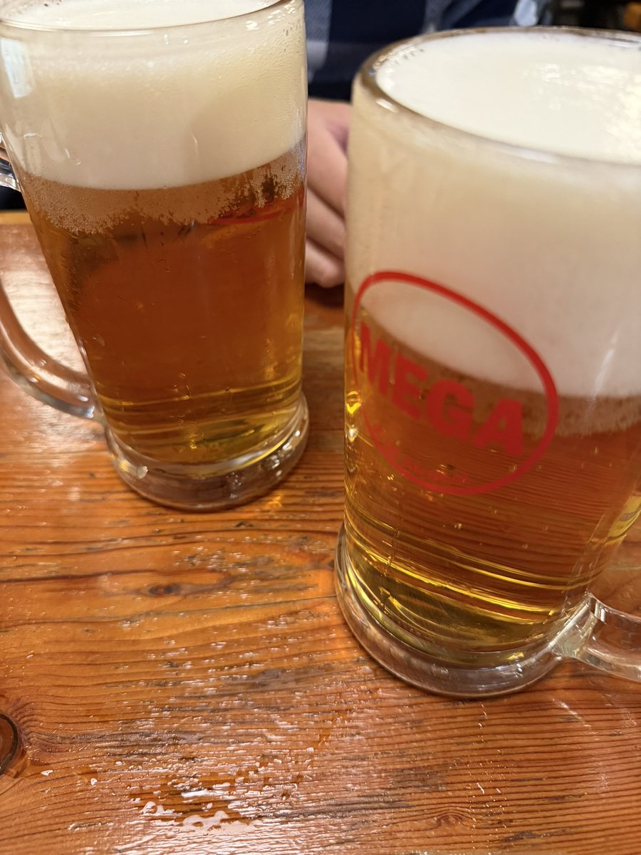 ぷはぁーー！！！🍻