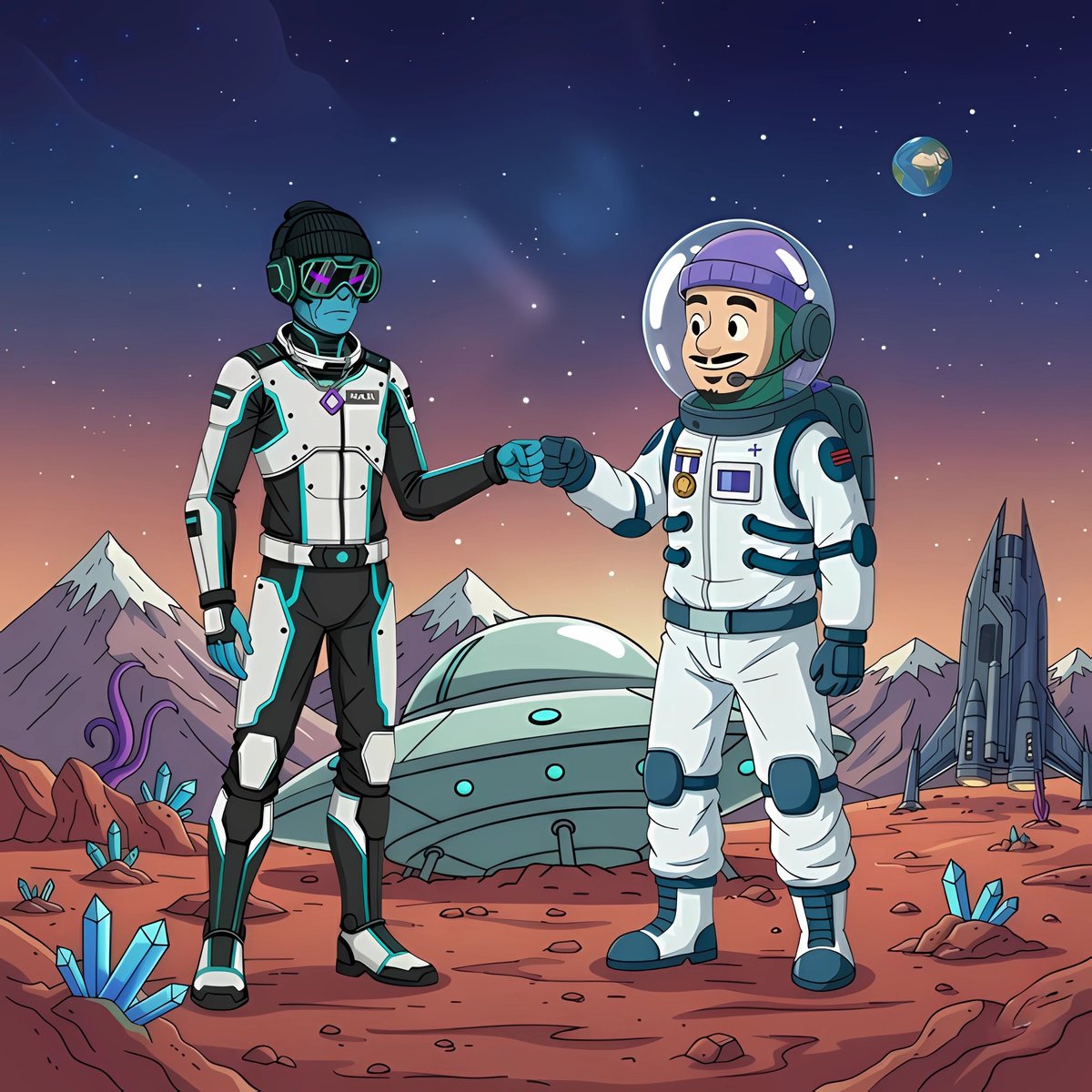 Sulaiman (@0xsulaiman8) on Twitter photo 🚀👽 When UFOs enter the Astronads orbit... 🌠✨
<a href="/UFOnads/">UFOnads</a> × <a href="/astronadsNFT/">astroNADS (mainnet arc)</a> join forces for a galactic takeover ⚡🪐
🎟️ 10 Fcfs 🎟️
➡️ To Enter:
1️⃣ MUST FOLLOW - <a href="/UFOnads/">UFOnads</a> & <a href="/astronadsNFT/">astroNADS (mainnet arc)</a>
2️⃣ Like ❤️, RT 🔁 & tag 2 frens 👥
3️⃣ Drop wallets below ⬇️
⏳ Winners in 48 hours —
The 🚀👽 When UFOs enter the Astronads orbit... 🌠✨
<a href="/UFOnads/">UFOnads</a> × <a href="/astronadsNFT/">astroNADS (mainnet arc)</a> join forces for a galactic takeover ⚡🪐
🎟️ 10 Fcfs 🎟️
➡️ To Enter:
1️⃣ MUST FOLLOW - <a href="/UFOnads/">UFOnads</a> & <a href="/astronadsNFT/">astroNADS (mainnet arc)</a>
2️⃣ Like ❤️, RT 🔁 & tag 2 frens 👥
3️⃣ Drop wallets below ⬇️
⏳ Winners in 48 hours —
The