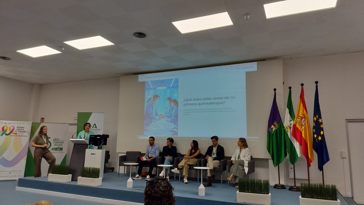 En las VI Jornadas por el #DíaMundialContraElCáncerDeMama en el Hospital Virgen de la Victoria, La Agrupación Unidos contra el Cáncer, reunió a pacientes, familiares y expertos para compartir avances en terapias y cuidados, poniendo en el centro a la paciente y su calidad de vida