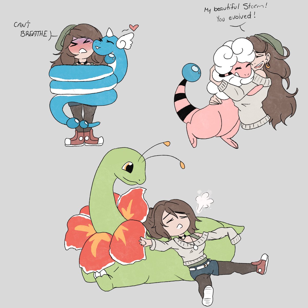 VerJewels's tweet photo. My Legends ZA team. I’ve never felt so connected to my teams as much as I have this one in all the decades I’ve played! 
What’s your current team look like?
#legendsZA #pokemonfanart https://t.co/wpPUcoJ4tW