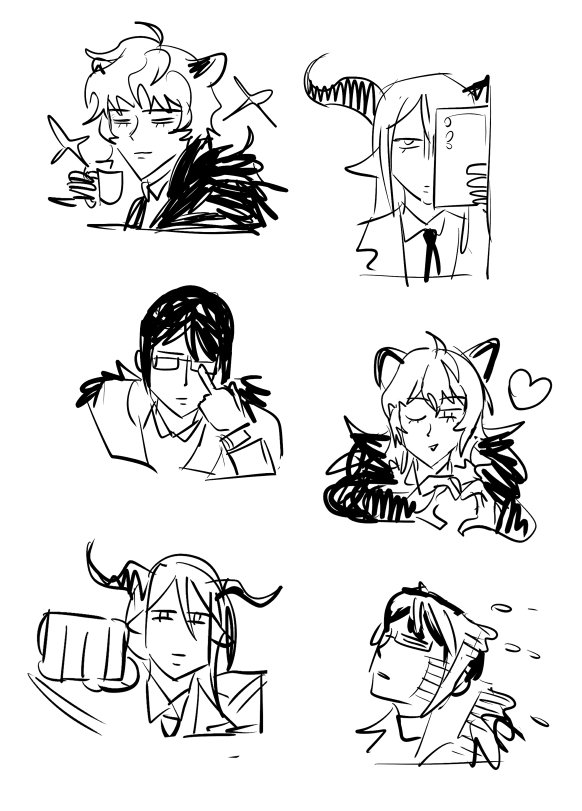 1디페때 낼수도 잇는 카란삼인방 스티커도안인데 바뀌거나 뭐가 더 추가될수도잇음