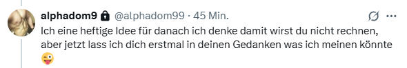 Loser4Alphadom's tweet photo. Ich hasse ihn!!! Aber ich werde nicht nachfragen. Diesen Triumph gönne ich ihm nicht!!! Aber ich weiß, was auch immer es ist, es wird großartig werden, denn ich habe den #BestMasterInTheWorld! https://t.co/ud3iOslbEK