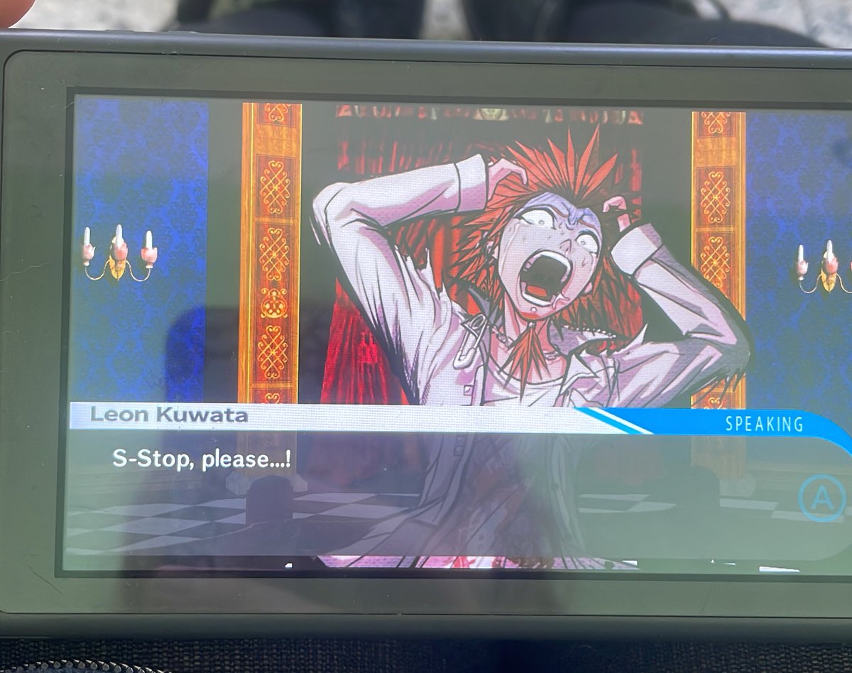 Kyokokirigiriri's tweet image. Bro is acting like he’s about to get killed for something 😂#danganronpa