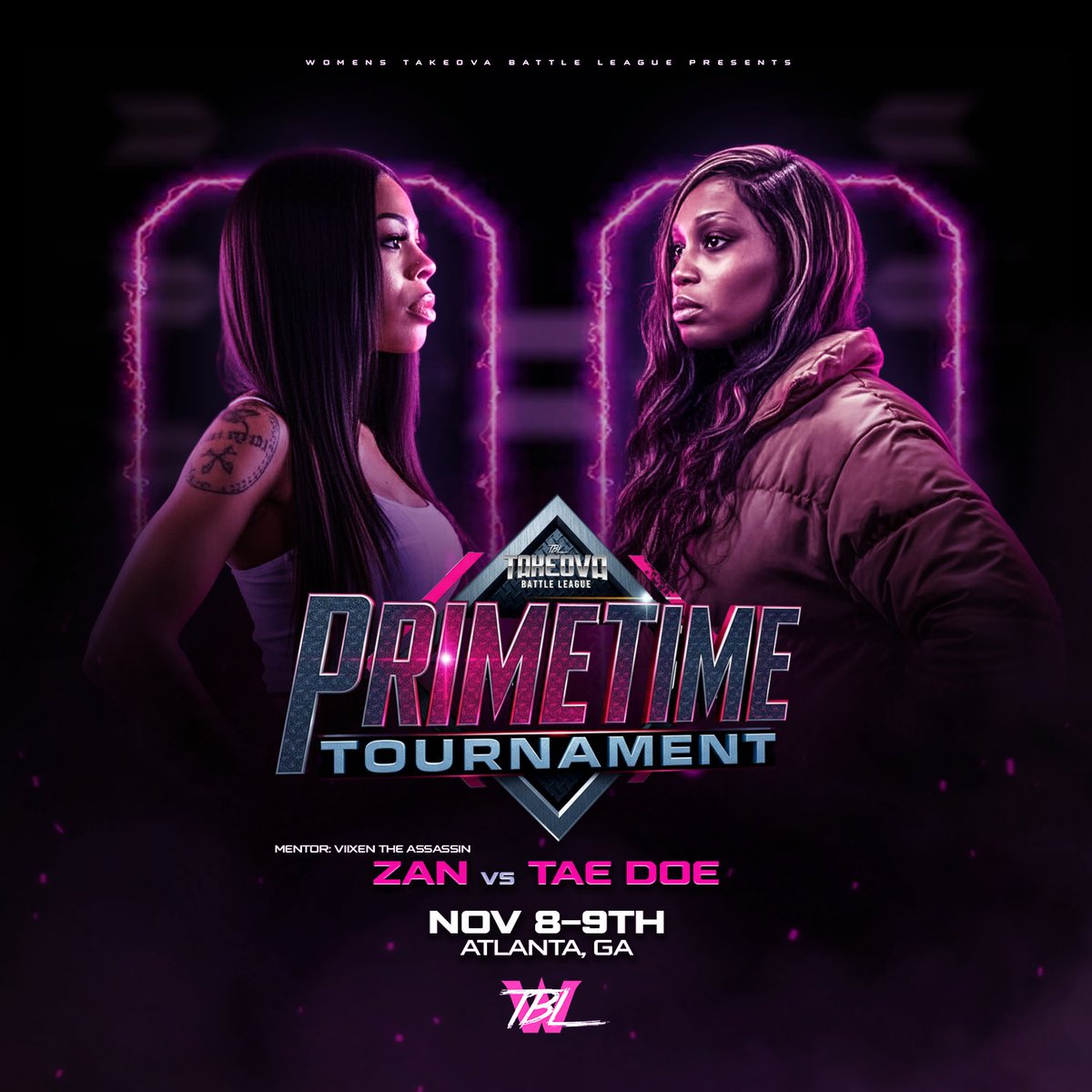 Zan_Base's tweet photo. Itโs go timeโผ๏ธ
Zan vs Tae Doe NOV 8th ๐ฅ
Click the link & lock in your tickets ๐๏ธ
Fill out your brackets for a shot at ๐ฐ$1000!
Use Promo Code #ZAN when you cop yours to show love ๐ช๐พ๐
#Zanbase
#Wegotone #Wtbl
https://t.co/JOC4TGRoMB https://t.co/0FyPSdRnzH