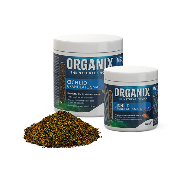 Organix Cichlid Granulate from Oase has been specially formulated for the species-rich fish family of cichlids. Oase Organix Cichlid Granulate Small is a granule food designed to cater for smaller cichlid species!

Available via our eBay store: 

ow.ly/KkTL50XgbJY