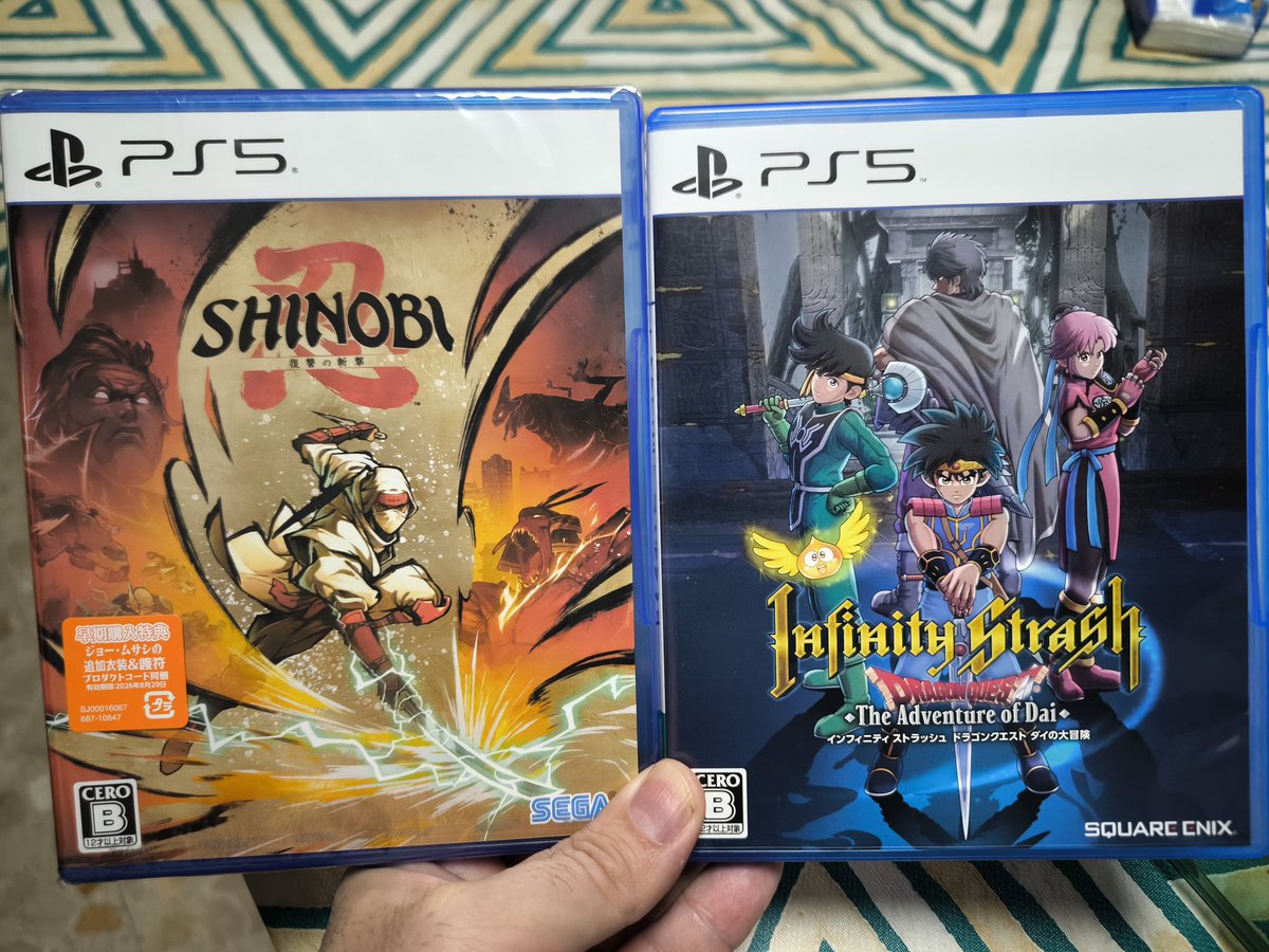 RaydenJesus's tweet image. Desde Japón, con los mismos idiomas pero más baratos.
#ps5games #shinobi #DragonQuest