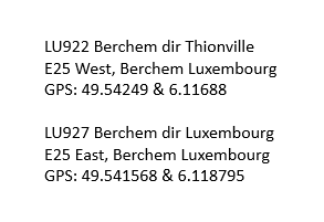 Diesel24Int's tweet photo. DIESEL 24 in LUXEMBOURG

We received the info that the second part of the works on the A3 highway will take place from 24.10. till 26.10.
This means that both Q8 Berchem East and Q8 Berchem West will be completely closed during this weekend

LU922 &amp; LU927 https://t.co/G8id8j6mou