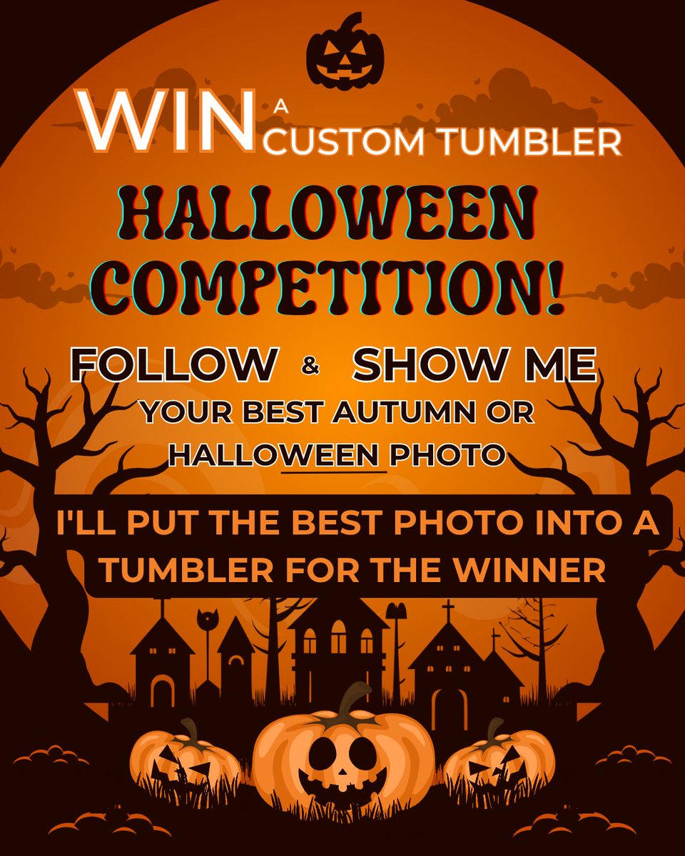 HugBoxUK's tweet image. Anyone fancy a new Autum Tumbler? 🎃
Follow @HugBoxUK and show me your best Autum or Halloween photo to enter 🎉
More ways to win facebook.com/HugBoxUK
#Competition #winitwednesday #freebie #comp #Giveaway #customtumbler #uk