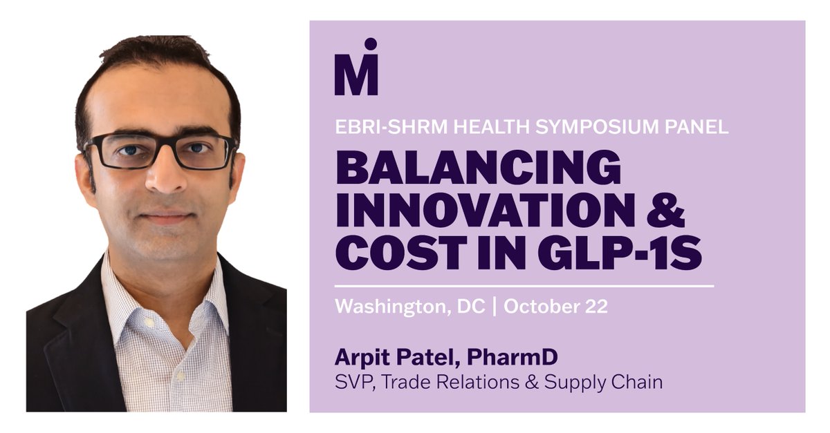 MedImpact SVP of Trade Relations and Supply Chain will be sharing his insights on GLP-1s and their impact on plan designs at today’s EBRI-SHRM Health Symposium. 

Don’t miss it!

#wearemedimpact #atruepartner #employeebenefits #pharmacybenefits