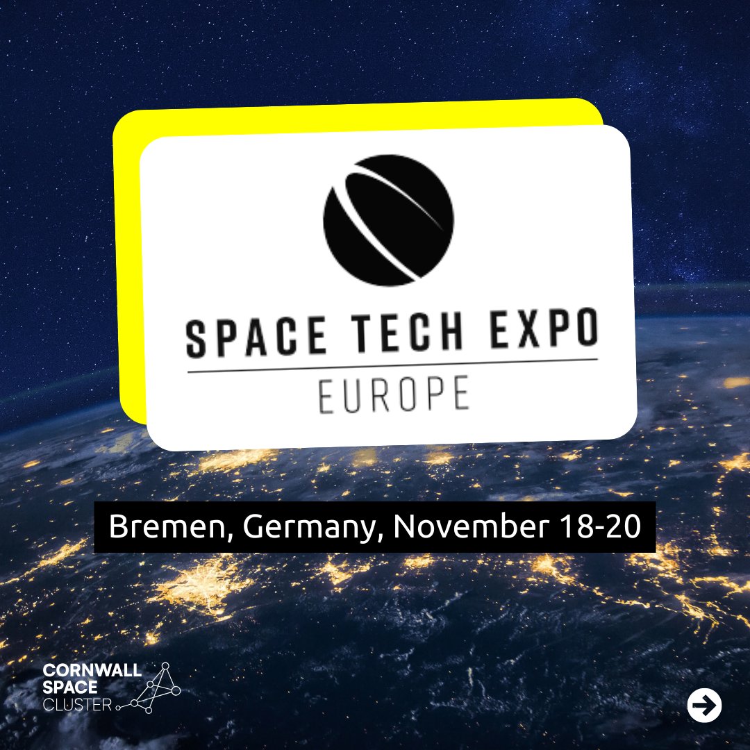 CWLSpaceCluster's tweet image. Cornwall Space Cluster is heading to @SpaceTechExpoEU 2025 🇩🇪 with @SpaceCornwall, @goonhillyorg, Halo PR, EIP & Krempel Global - showcasing innovation & data expertise driving the UK’s space economy.
📍 Bremen | 🗓️ 18–20 Nov | Booth A05
#SpaceTech #UKSpace