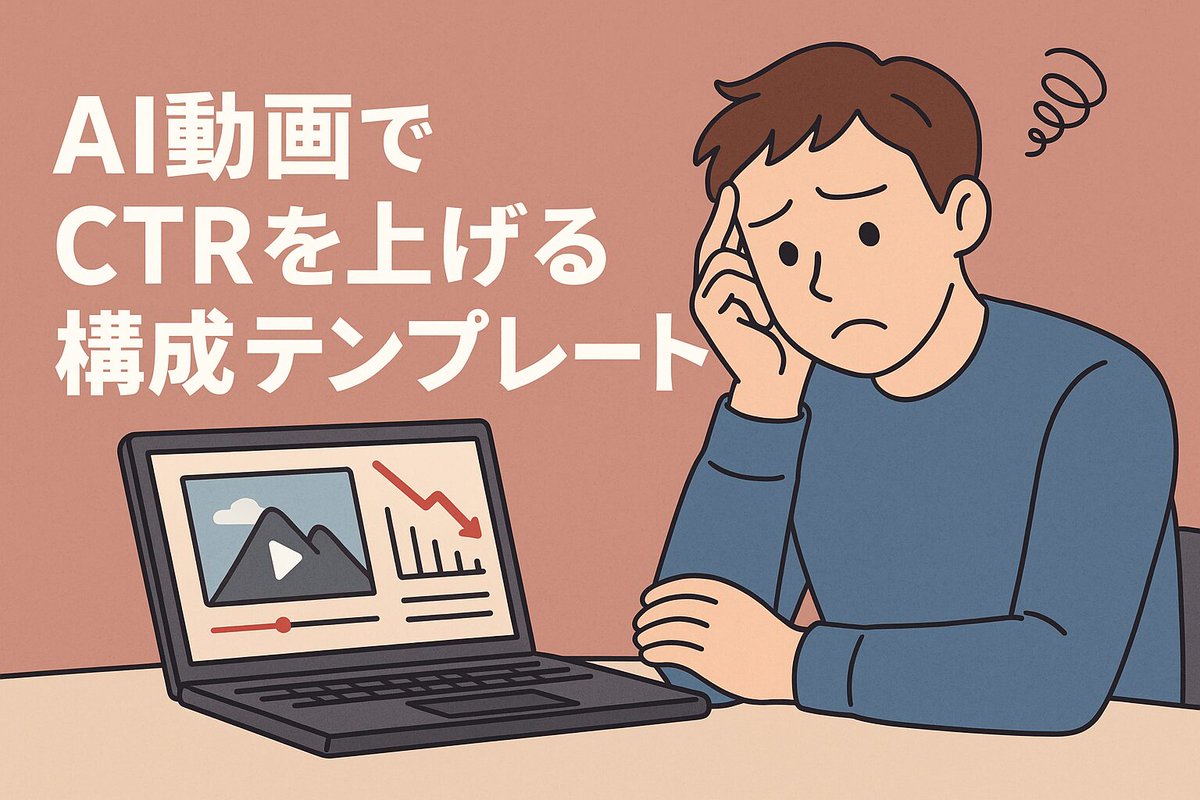 AI_SEOGuideLab's tweet image. AI動画でCTRを上げる構成テンプレート #SEO #AI aiseo-guide.com/ai-video-ctr-t…
