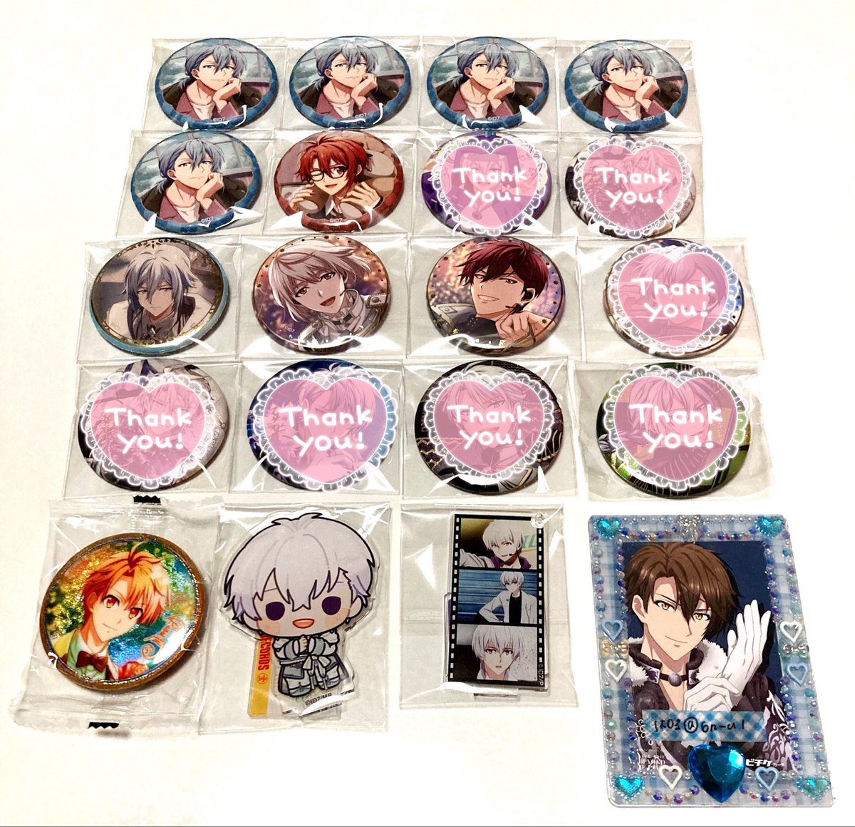 交換譲渡買取募集
アイドリッシュセブン アイナナ 缶バッジ 

譲⇒三月、環、壮五、陸、巳波、トウマ
求⇒同異種龍之介 or 定価＋送料

異種何でも検討しますが希望数所持している物はお断りする場合がございます🙇‍♀️
プロカご一読の上お声がけください