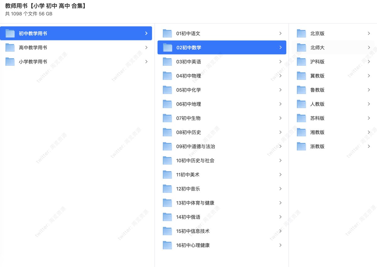 grgerwcwetwet's tweet image. 帖子里面有人问有初中的吗，把弄到小学初中高中一起。
教师用书【小学 初中 高中 合集】
🔗：pan.quark.cn/s/ec4facce3c32
