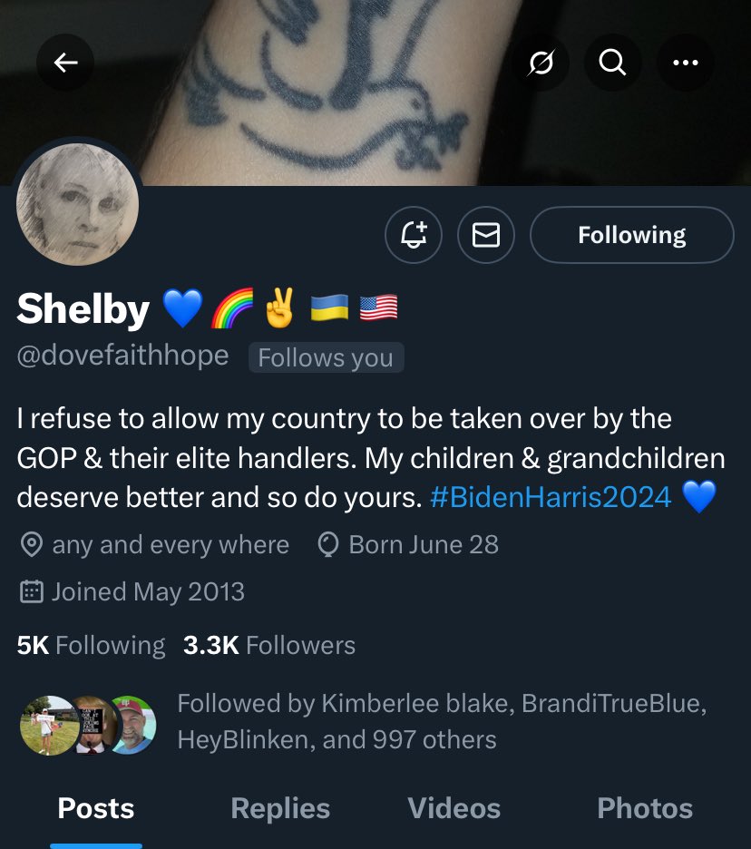 FAM, can you help our friend ⁦<a href="/dovefaithhope/">Shelby 💙🌈✌️🇺🇦🇺🇲</a>⁩ grow? 
#StrongerTogether🗽
🇺🇸🌊🙏🏾✌️🏾
Special Thanks to Co-Booster ⁦<a href="/DemDeanna/">💙🇵🇷Deanna🇺🇦💙</a>⁩ 🌹