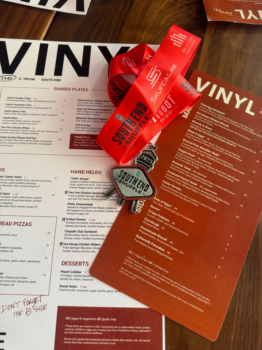 Thank you to @vinylclt for supporting and joining us at this year’s South End Shuffle!

#SouthEndShuffle #SouthEnd #Charlotte #CharlotteRun #RunCharlotte
