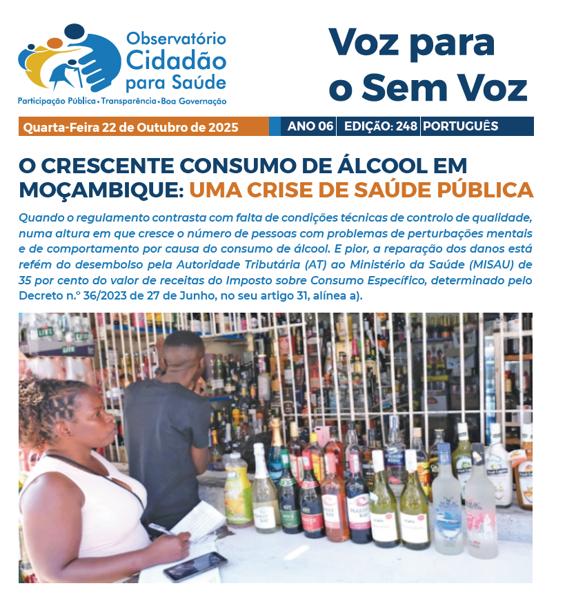 DoObservatorio's tweet photo. 𝗢 𝗖𝗿𝗲𝘀𝗰𝗲𝗻𝘁𝗲 𝗖𝗼𝗻𝘀𝘂𝗺𝗼 𝗱𝗲 𝗔́𝗹𝗰𝗼𝗼𝗹 𝗲𝗺 𝗠𝗼𝗰̧𝗮𝗺𝗯𝗶𝗾𝘂𝗲: 𝗨𝗺𝗮 𝗖𝗿𝗶𝘀𝗲 𝗱𝗲 𝗦𝗮𝘂́𝗱𝗲 𝗣𝘂́𝗯𝗹𝗶𝗰𝗮

𝗟𝗲𝗶𝗮 𝗺𝗮𝗶𝘀:https://t.co/IYmIp8RDI6 https://t.co/0nVL2NieVn