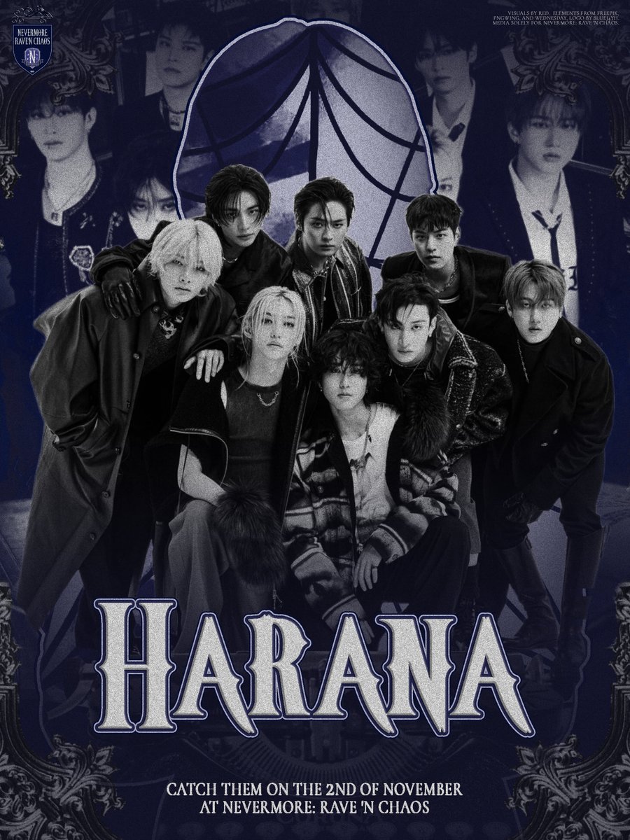 NevermoreFair's tweet image. ㅤ 

     𝙃𝙖𝙡𝙛 𝙖𝙡𝙞𝙫𝙚, 𝙛𝙪𝙡𝙡𝙮 𝙖𝙬𝙖𝙧𝙚—very sharp thorns
     thrived from underneath, now infallibly
     primed to hum a haunting serenade.

     𝐇𝐀𝐑𝐀𝐍𝐀 is set to sin the stage, the moon
     will serve as the spotlight of their altar.

ㅤ