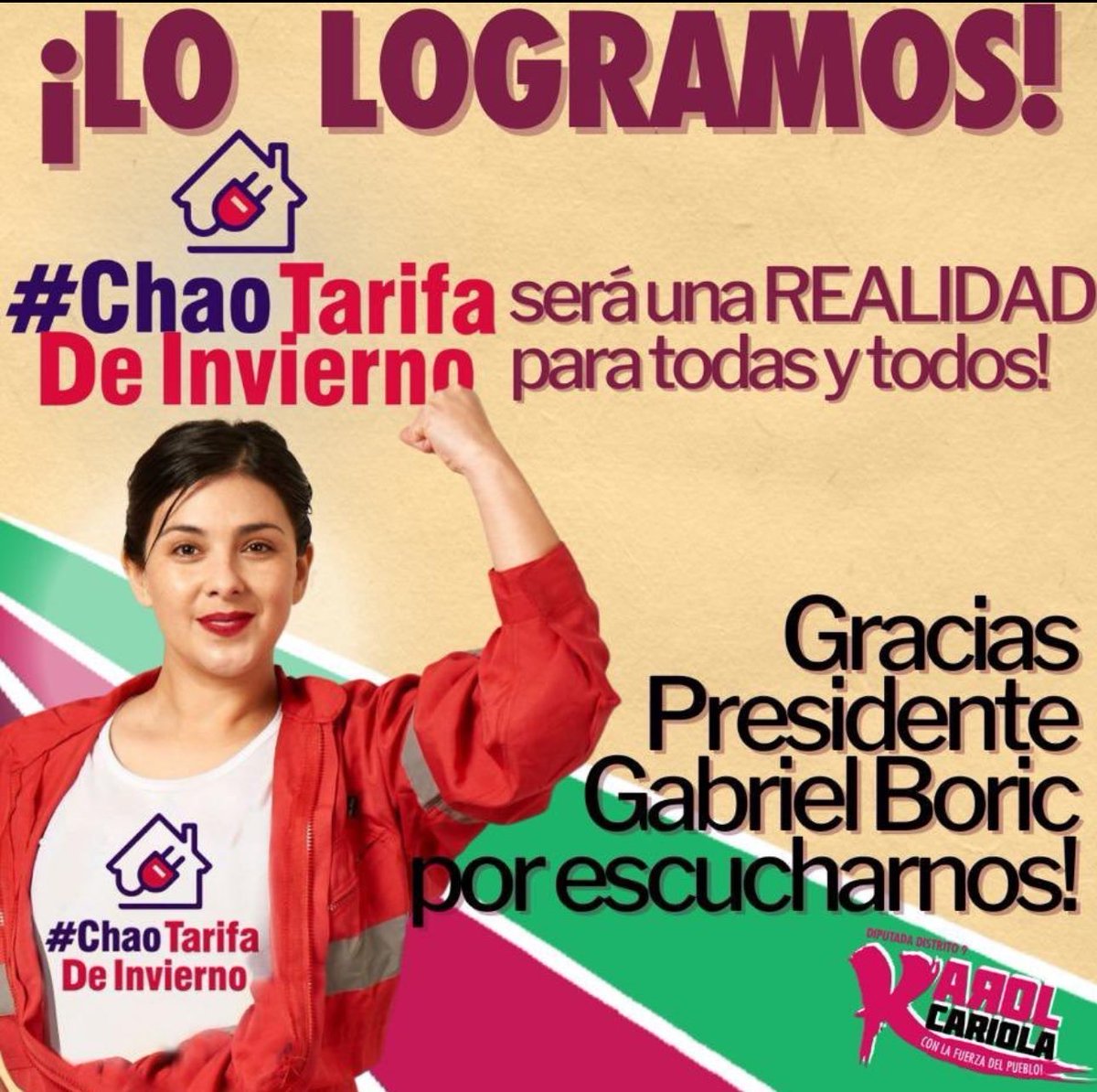 A la diputada Karol Cariola no le gusta que le recordemos esta imagen para que no le afecte en su campaña a senadora.

Sería muy malo que esto se siga viralizando 👀

#despiertaconchv #temblor #fiebredebailechv Kast y Kaiser #comunistas #VotaKast #chaotarifadeinvierno