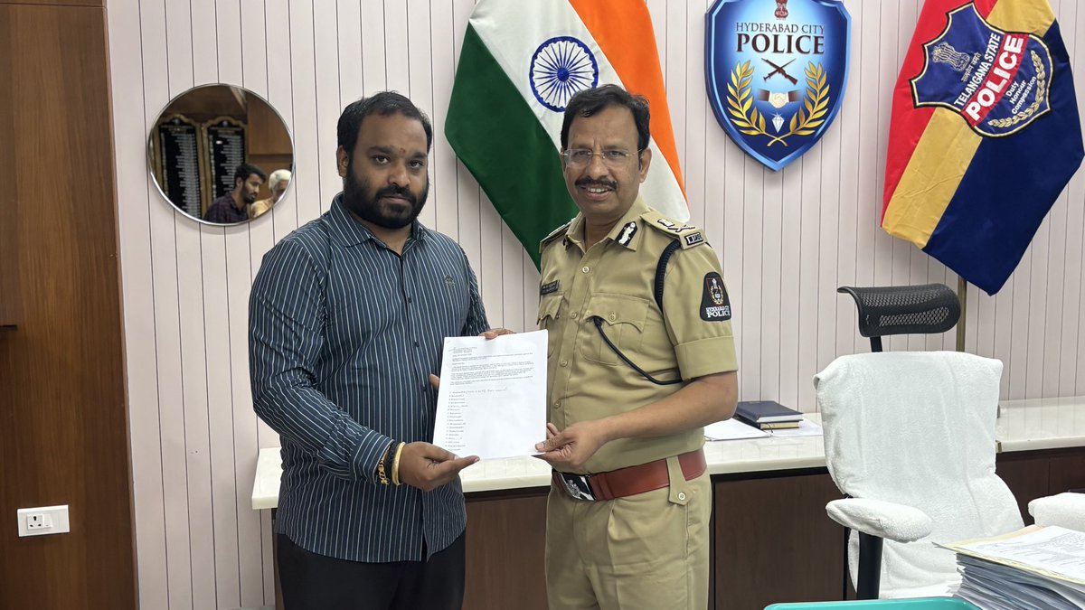 We sincerely thank Hyderabad Commissioner of Police Mr. V.C. Sajjanar, IPS garu, and the entire Hyderabad Police Department for their prompt response and assurance to take swift and appropriate action against those responsible for morphing and posting objectionable content
