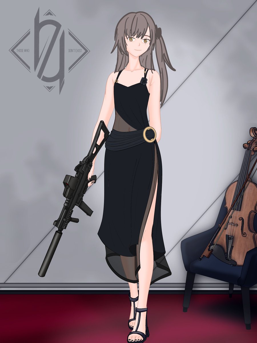 AF_Schutze95's tweet image. Starts feeling like I'm doing a bit of fashion design.  But hey, I got the perfect model right here~
🖤💛🖤

(WIP reusing the previous work)