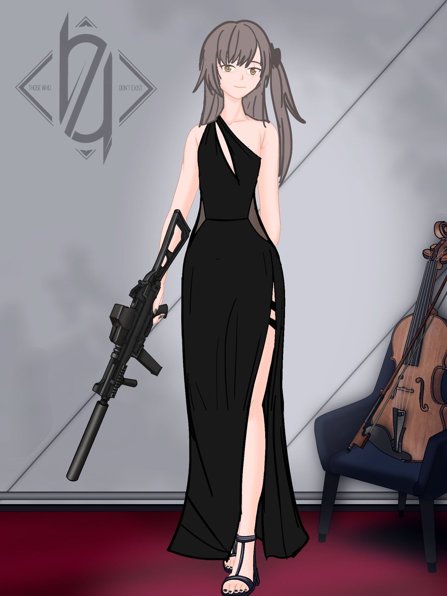 AF_Schutze95's tweet image. Starts feeling like I'm doing a bit of fashion design.  But hey, I got the perfect model right here~
🖤💛🖤

(WIP reusing the previous work)