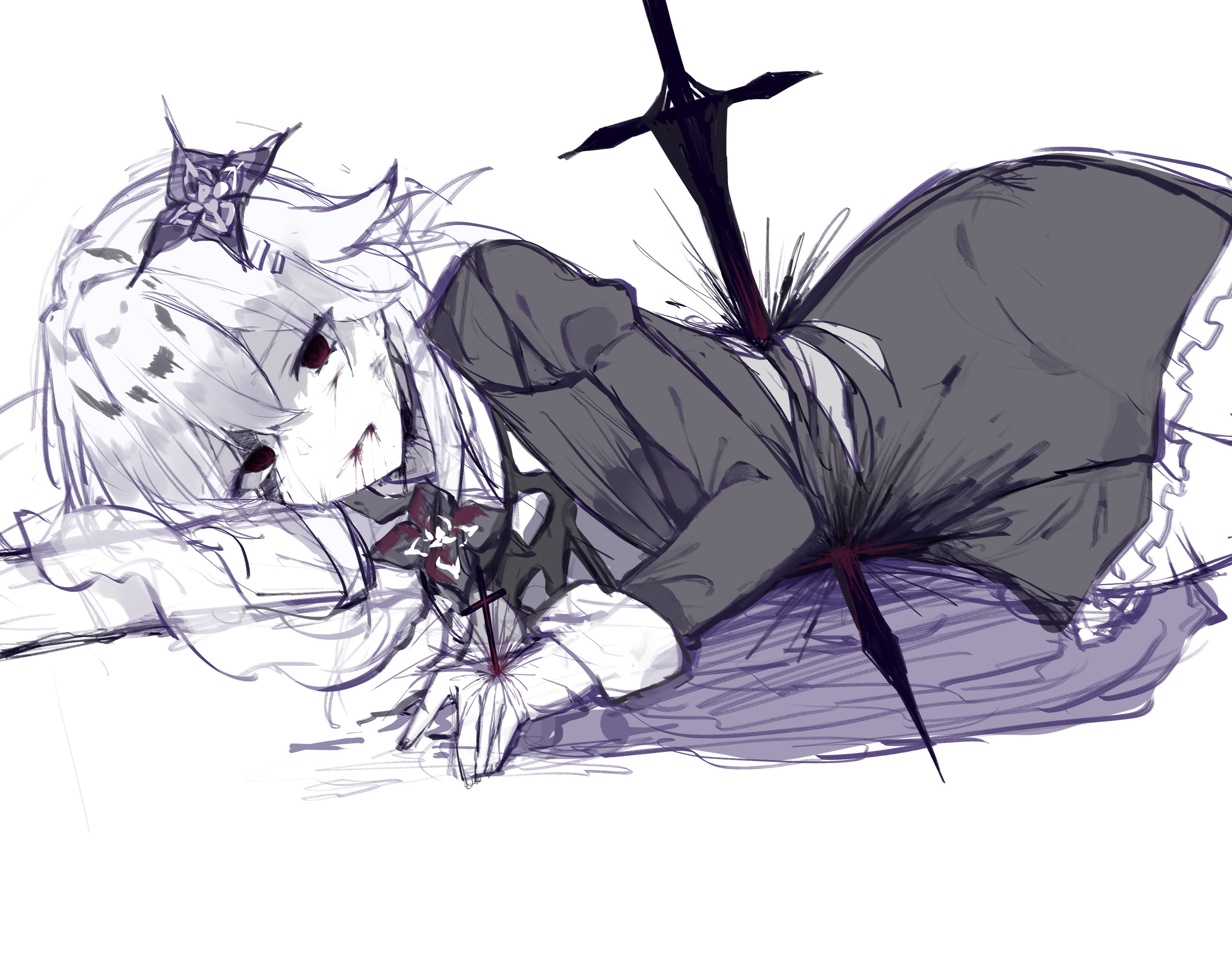 イザヨイ TouHou Project Izayoi Sakuya Long Sleeve zip-up Jacket