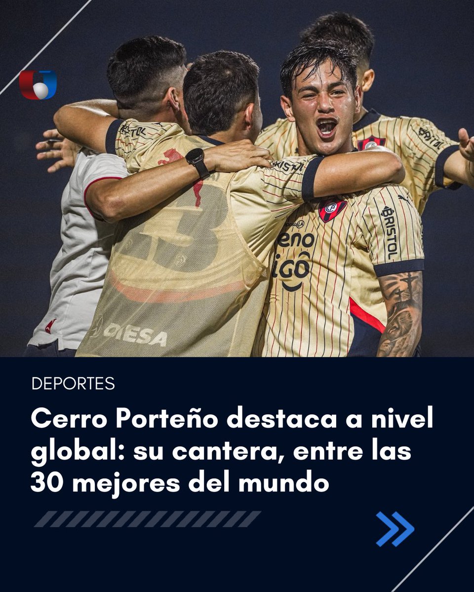 Unicanal's tweet photo. ¡Entre los mejores treinta formadores! 🔵🔴

🧐 Según estudios realizados por el CIES Football Observatory, el Ciclón cuenta con una de las treinta mejores divisiones inferiores del mundo. Se ubica en el puesto 28 del ranking, por encima de instituciones como Independiente del Valle, Santos y PSV Eindhoven.

🇵🇾 Otros clubes paraguayos que también aparecen en la lista son Libertad (puesto 36), Olimpia (57) y Guaraní (60).

#Unicanal