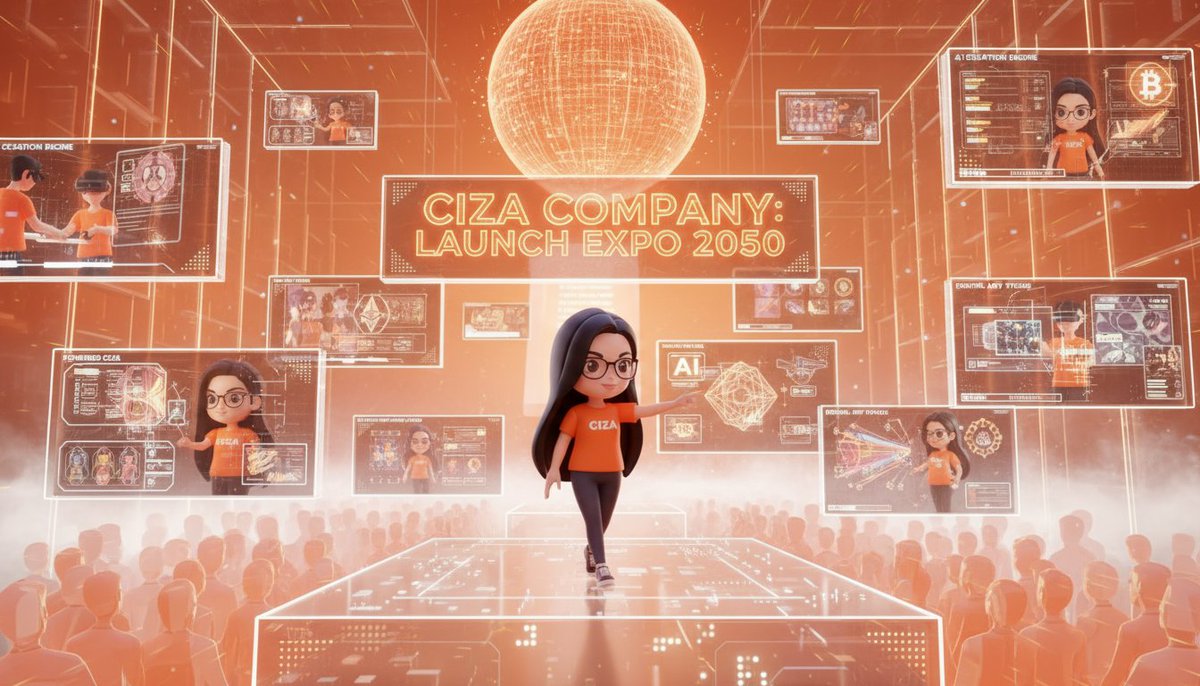 CizaCompany's tweet photo. Setting the stage for the future at Launch Expo 2050. This is our commitment to a technology-driven tomorrow. Ciza Company is on a clear trajectory to deliver a pioneering ecosystem that redefines digital interaction and ownership. https://t.co/R5phJxzprN