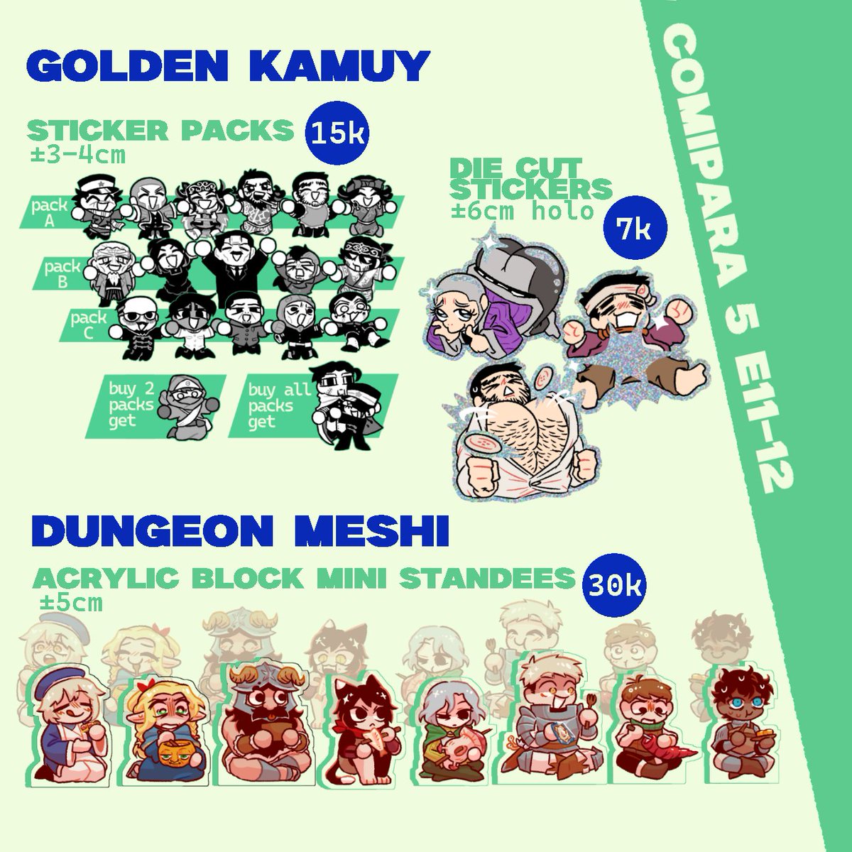 [❤️🔁 appreciated!] 
aaaaaaaahhhh striking while the iron is hot lmao i'm opening post #comipara5 aftersales mail order forms!!!
- open 22 oct - 5 nov 
- ships around late November
- but there's also an alternative shipping option eheh
🔗forms.gle/n9hwKLrqP9NqDX…