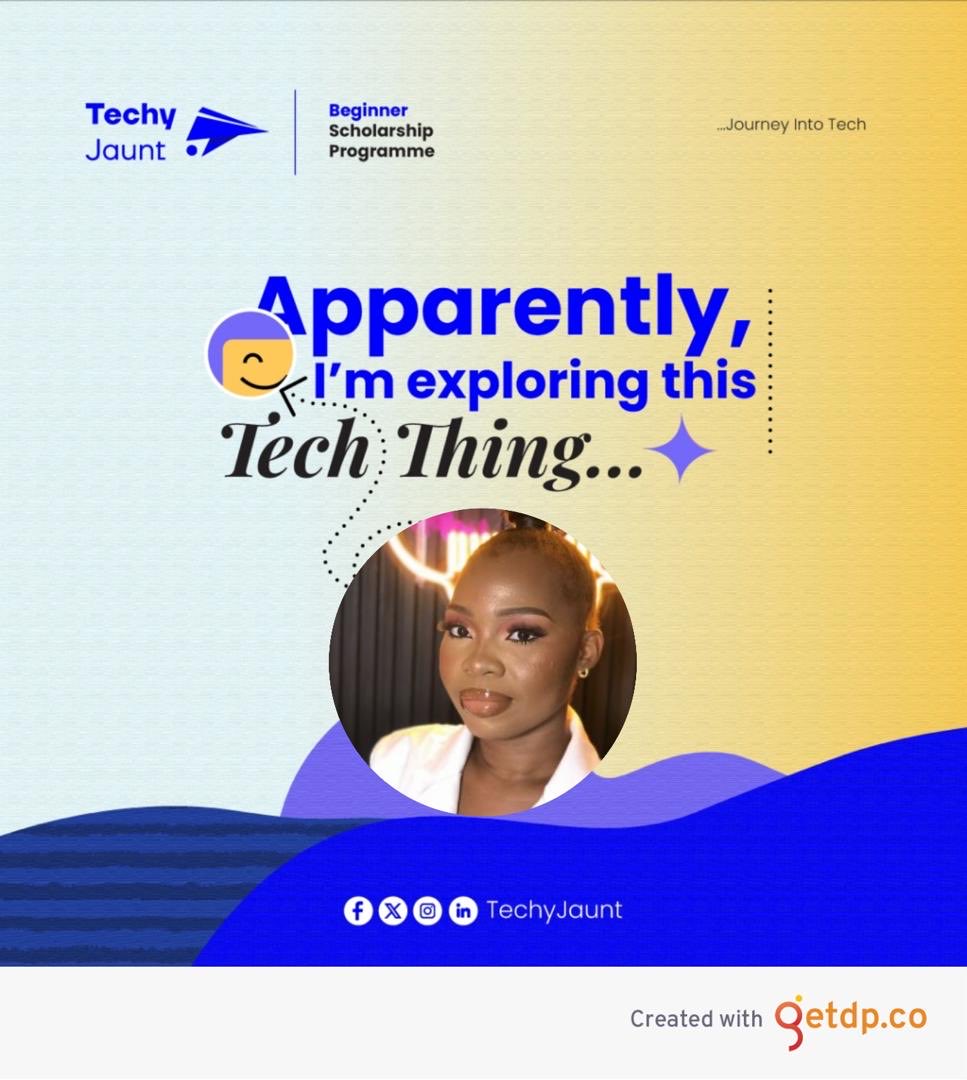 EdwinaCharles20's tweet image. Brimming with excitement and anticipation for this opportunity to get into @TechyJaunt and start my Tech journey 🙏🤩😁🥳 #techyjauntscholar #techyjaunttechscholarshipcohort7.0 #