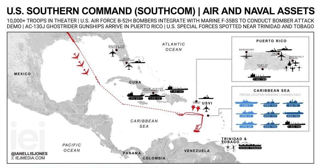 Non si sposta un'armata del genere per deterrenza.. L'attacco ci sarà e Maduro sarà rimpiazzato e questione di tempo purtroppo..