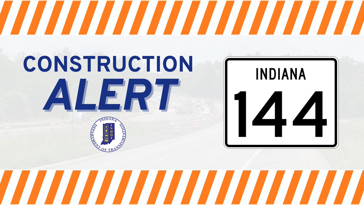 📍S.R. 144 - Johnson/Morgan Co.

Beginning today at approximately 9 a.m., crews will conduct daytime flagging operations on S.R. 144 over the White River just west of I-69 in Waverly. Flagging operations are expected to take up to seven hours, weather permitting.