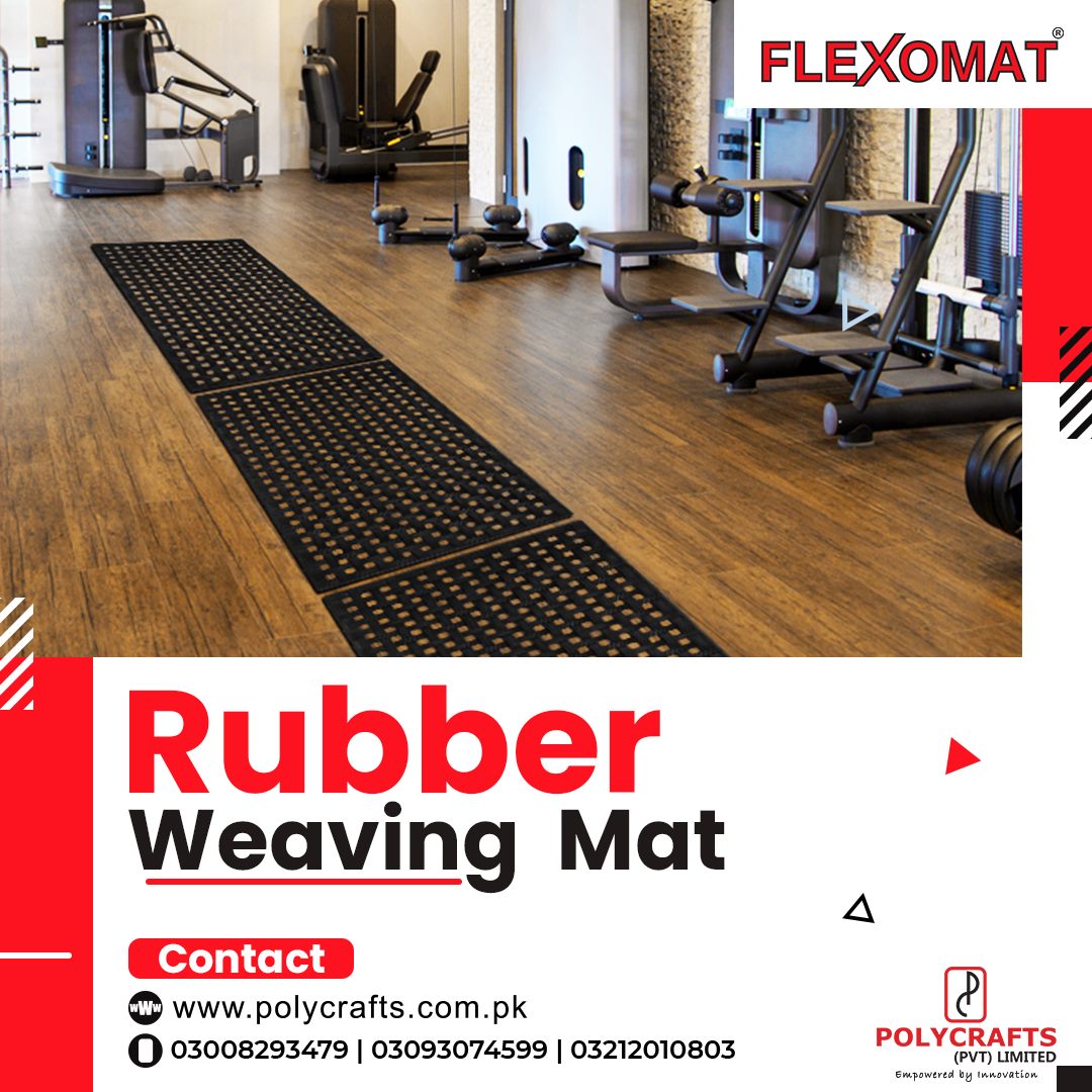 polycraftspvt's tweet image. Experience comfort and durability with Polycrafts’ Flexo Rubber Weaving Mat. Perfect for both indoor &amp;amp; outdoor use — designed to last with 100% high-quality rubber.
Strong. Stylish. Safe! 

Buy Now! polycrafts.com.pk/product/weavin…

#RubberMat #Weaving #FlooringSolutions #FloorMats #Mats
